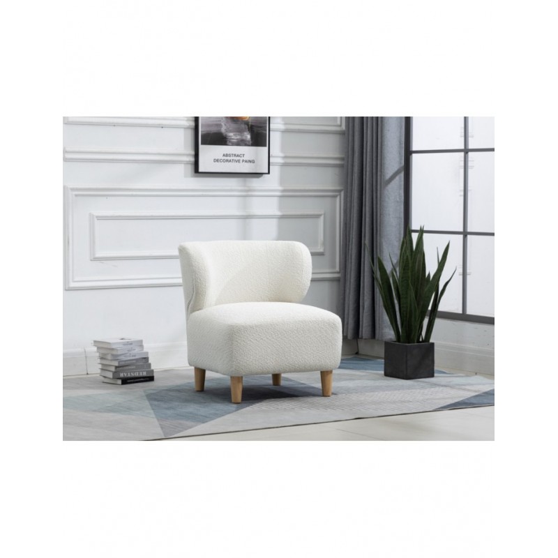 AM Josie Accent Chair White